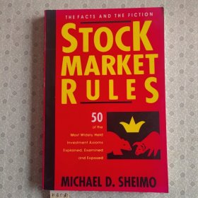 Stock Market Rules Michael D. Sheimo 英语进口原版