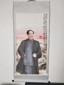 装裱好的毛主席宣传画一张