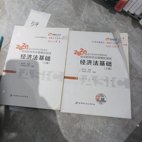 东奥初级会计2020 轻松过关1 2020年应试指导及全真模拟测试经济法基础 (上下册)轻一