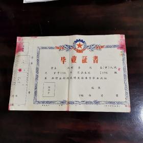 毕业证书（未填名）