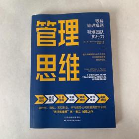 管理思维：破解管理难题，引爆团队执行力