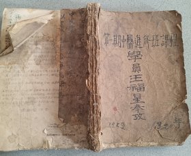 1951年油印本 山西省中医进修班 十册合订