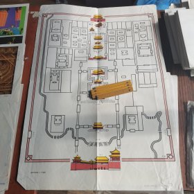 1983年初中语文第四册教学挂图7故宫博物院（二）平面图