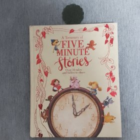 A Treasury of Five Minute Stories《五分钟故事集》儿童英文绘本 布面精装 插图精美