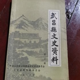 武昌县文史资料第三辑（包邮）