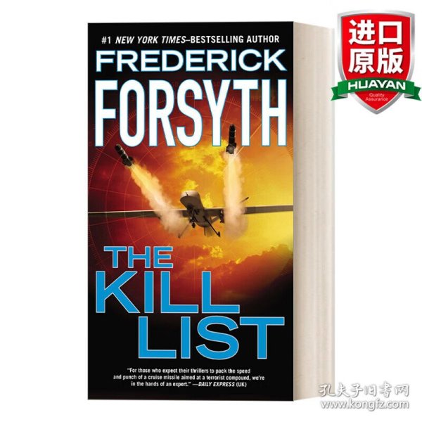 英文原版 The Kill List 间谍先生·暗杀名单 惊悚悬疑军事小说 Frederick Forsyth 英文版 进口英语原版书籍
