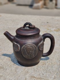下乡遇得一九六八十紫砂壶，全品正常使用