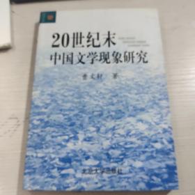 20世纪末中国文学现象研究