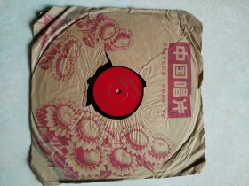 老唱片：齐唱歌曲，1966年录音出版，78转，详情看图