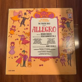 黑胶唱片 音乐剧原声 快板 Allegro 美版 12寸黑胶唱片LP