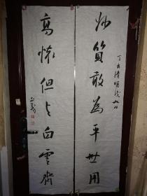 陈正义 对联  保真