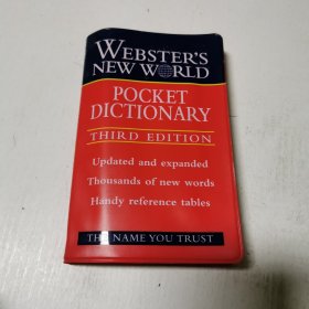 英文原版口袋书Webster's New World Pocket Dictionary, Fourth Edition Webster韦氏新世界袖珍字典，第四版韦氏