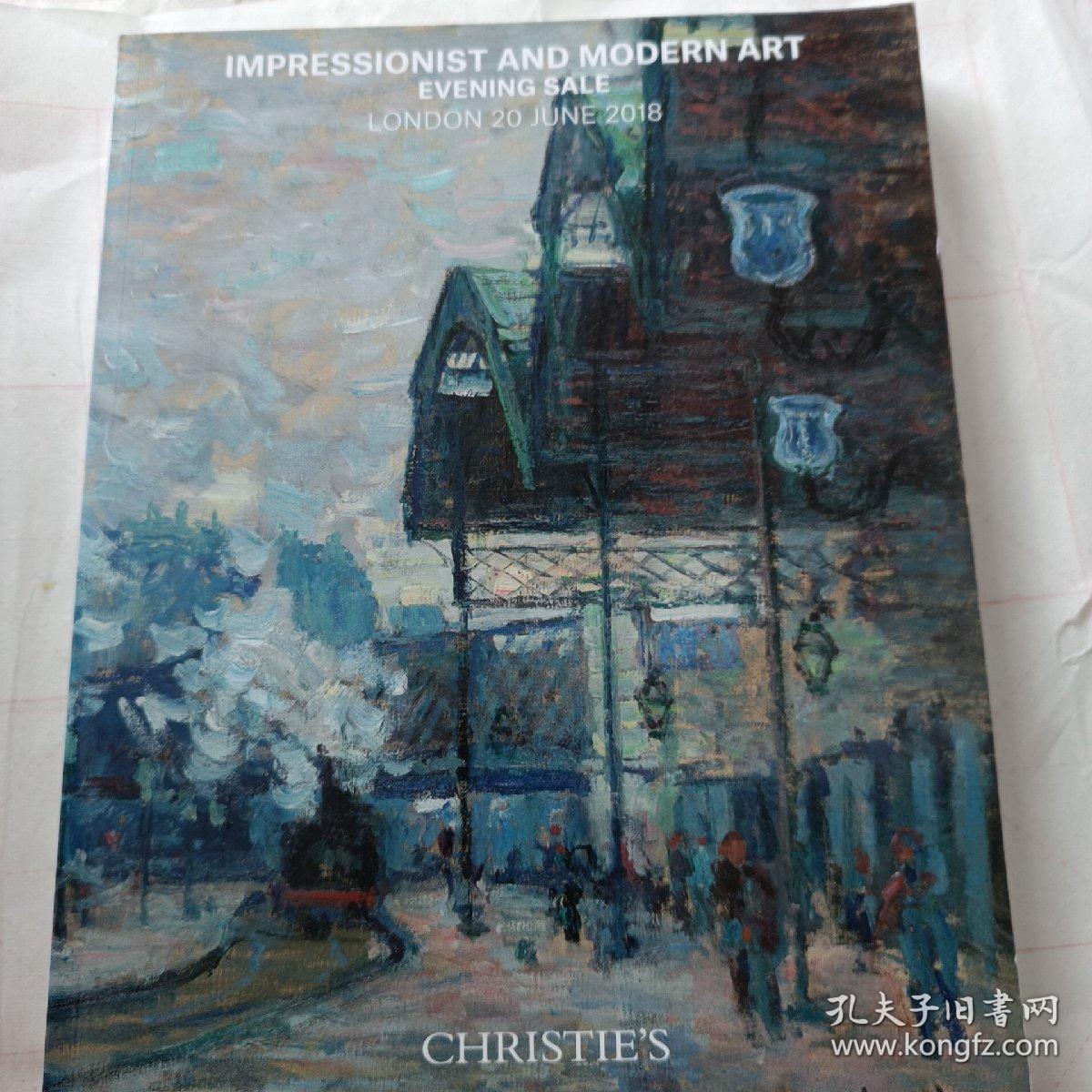 佳士得 印象派与现代艺术图录 2018.6.20