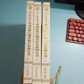 中华人民共和国，劳动法律法规及相关案例，全书，【上中下三册】