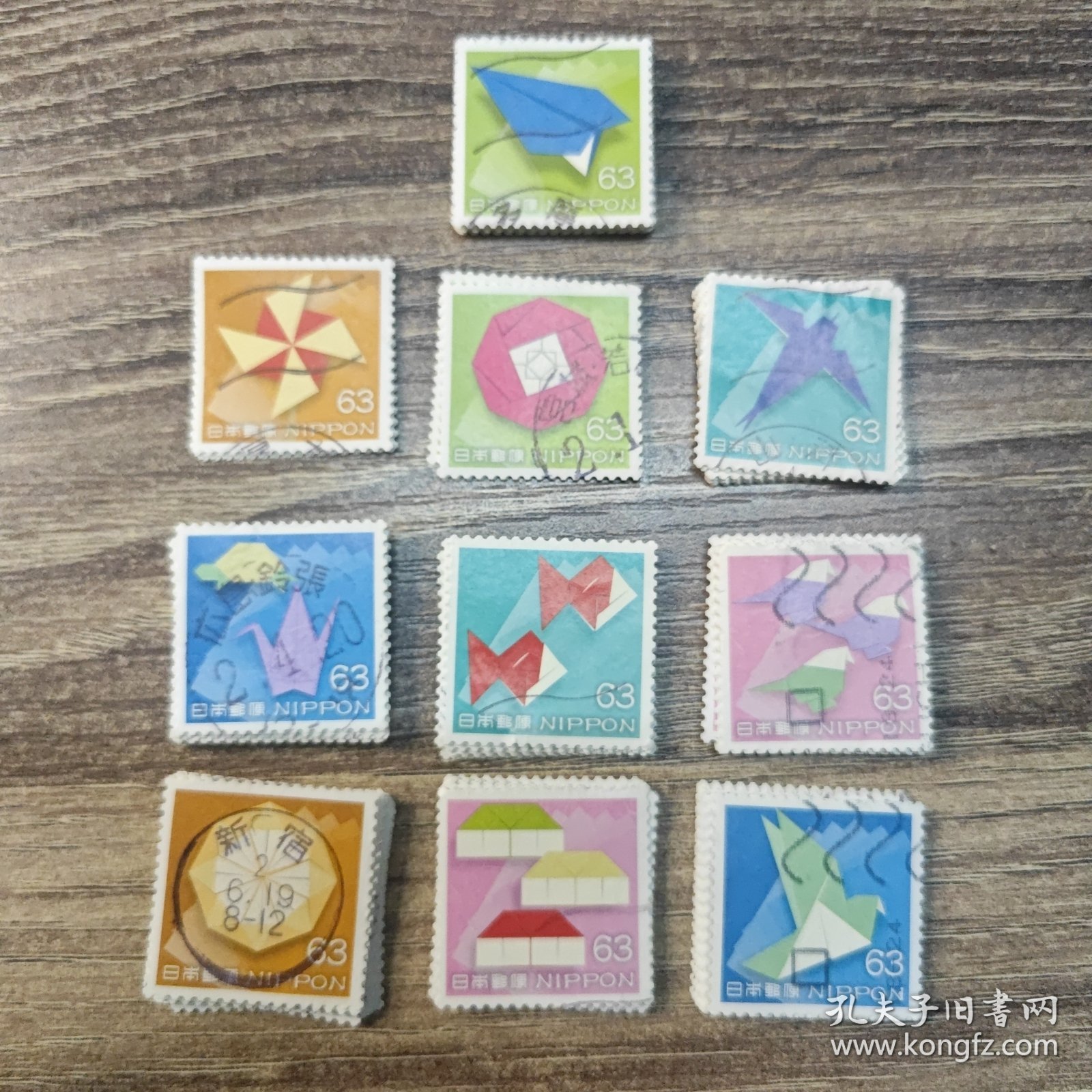 日本信销邮票-传统文化第2集-63円10张-2019年-C2424-折纸