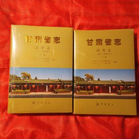 甘肃省志 政府志（夏朝--2005）上下