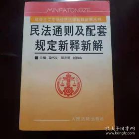 民法通则及配套规定新释新解