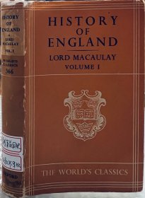 The History of England(Vol.1) Macaulay 583页9品