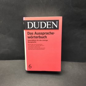 DUDEN 6 Das Aussprache- wörterbuch（未知语言，不懂勿买，详情见图）