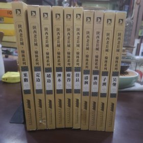 陕西老县城.榆林系列：10本（米脂、定边、靖边、神木、府谷、佳县、清涧、横山、子洲、吴堡）书与图片一致 按图发书