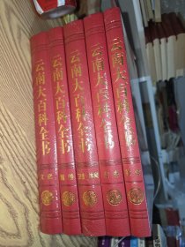 云南大百科全书 社会 生态 卫生体育 旅游 文化 5本合售