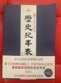 中朝日越四国历史纪年表