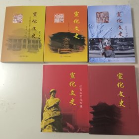 5册合：宣化文史(第22辑、第23辑、第24辑、第25辑、第26辑） 宣化文史资料 (第二十二辑——第二十三辑——第二十四辑——第二十五辑——第二十六辑）5本合售