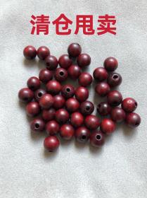 0.7cm直径 红色木质圆珠【不单卖】