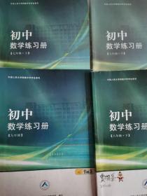 中国人民大学附属中学学生用书：初中数学练习册七年级上下、八年级下、九年级【4册合售，书内有笔记！】