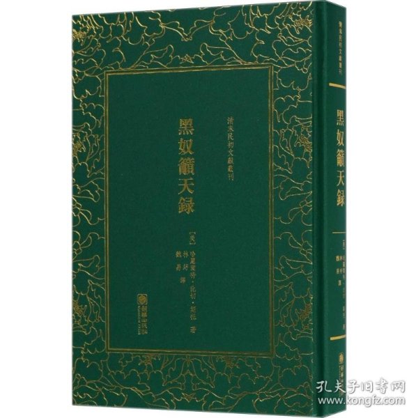 黑奴吁天录/清末民初文献丛刊