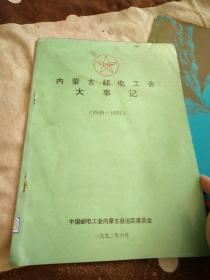 内蒙古邮电工会大事记 (1949-1991)