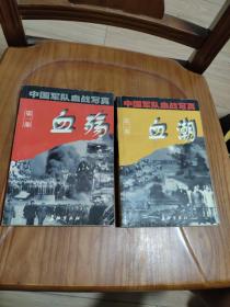 纪实文学  中国军队血战写真：血殇、 血潮  2本合售