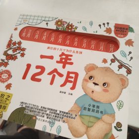 洞洞书一年十二个月 精装儿童3d立体书翻翻书 婴幼儿情景体验认知绘本宝宝益智撕不烂 翻翻书 [3-9岁] 小笨熊