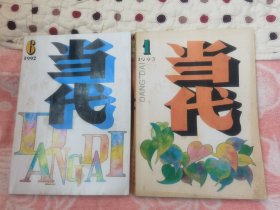 当代1992年（6）1993年（1）白鹿原首次刊印本