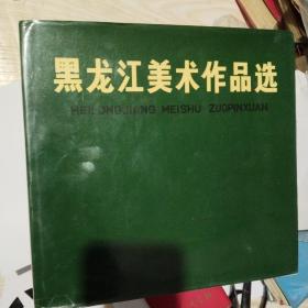 黑龙江美术作品选 样本 精装，（书衣右下角有4厘米仍裂痕，如最后一张图）