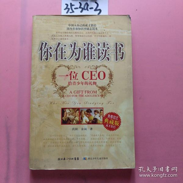 你在为谁读书：一位CEO给青少年的礼物青春励志典藏版成才胜经