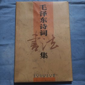 毛泽东诗词书法集（8开精装本）