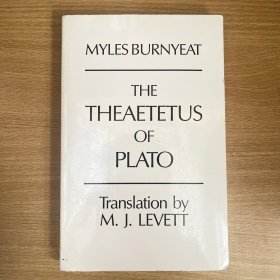 The Theaetetus of Plato