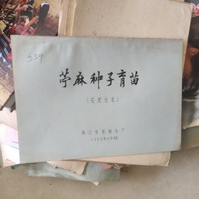 苧麻种子育苗电影台本