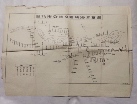 兰州市公共交通线路示意图