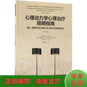 万千心理·心理动力学心理治疗简明指南：短程、间断和长程心理动力学心理治疗的原则和技术：第三版