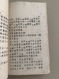 中医方剂 ；油印本 珍贵罕见，值得收藏研究，具体看图和详细描述。