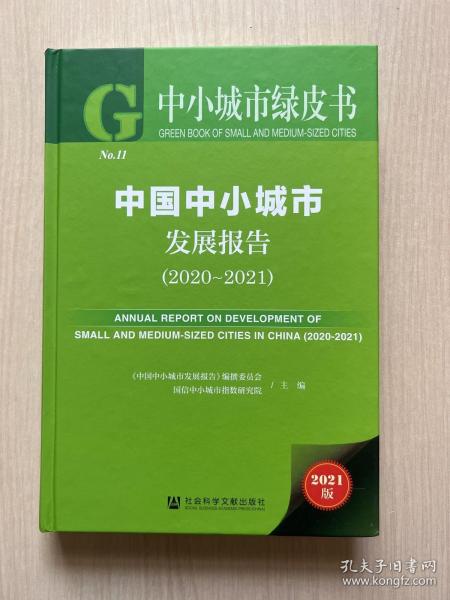 中小城市绿皮书：中国中小城市发展报告（2020-2021）