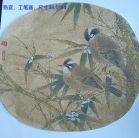 国画，工笔画，纯手绘，熟宣，安徽画家笔画