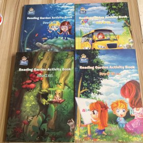 Reading Garden Activity Book Pre-K 1A 、Pre-K 1B+Pre-K2A、Pre-K2B  (共4本合售)