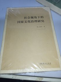 社会视角下的国家文化治理研究