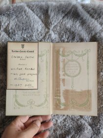 1904 Oliver Goldsmith - The Vicar of Wakefield 小说名著《威克斐牧师传》25张秀丽水彩插图 满堂烫金精装