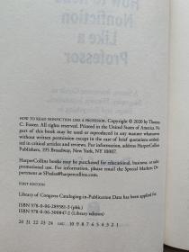 How to Read Nonfiction Like a Professor: A Smart, Irreverent Guide to Biography, History, Journalism, Blogs, and Everything in Between   英文原版 如何读 一本书 如何读一本非小说书