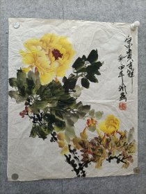 123，佚名作品，画的挺好，识者捡漏，50*60