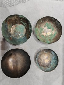 高古铜钵4个